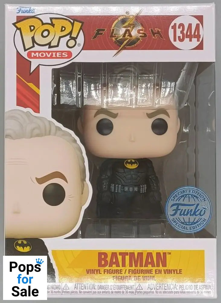 #1344 Batman (Unmasked) - DC The Flash - Box Damaged Funko POP - PopsforSale.co.uk