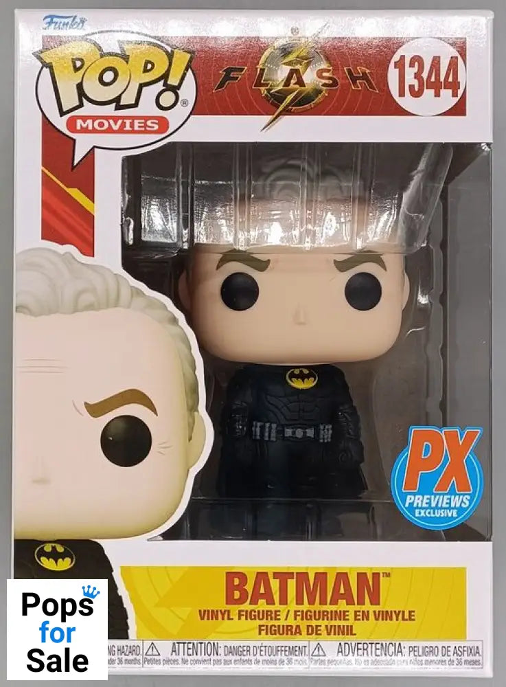 #1344 Batman (Unmasked) - DC The Flash Funko POP - PopsforSale.co.uk