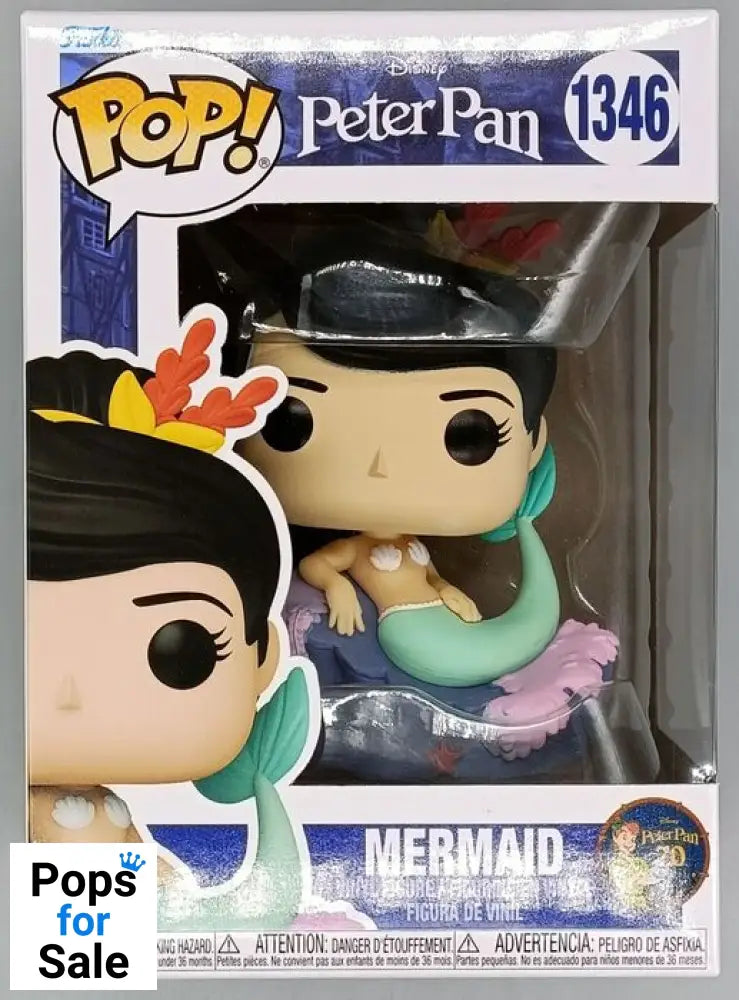 1346 Mermaid - Disney Peter Pan 70th Anniversary - New Funko POP in Protector