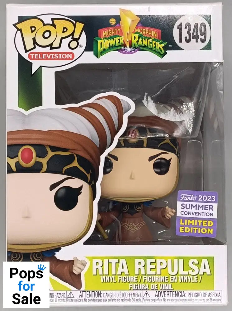 1349 Rita Repulsa - Power Rangers - 2023 Con Funko POP - Box Damaged