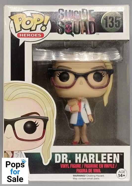 #135 Dr. Harleen - Suicide Squad - Box Damaged Funko POP