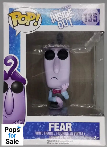 #135 Fear - Disney Inside Out - Box Damaged Funko POP - PopsforSale.co.uk