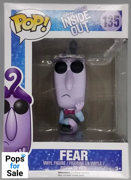 #135 Fear - Disney Inside Out - Box Damaged Funko POP