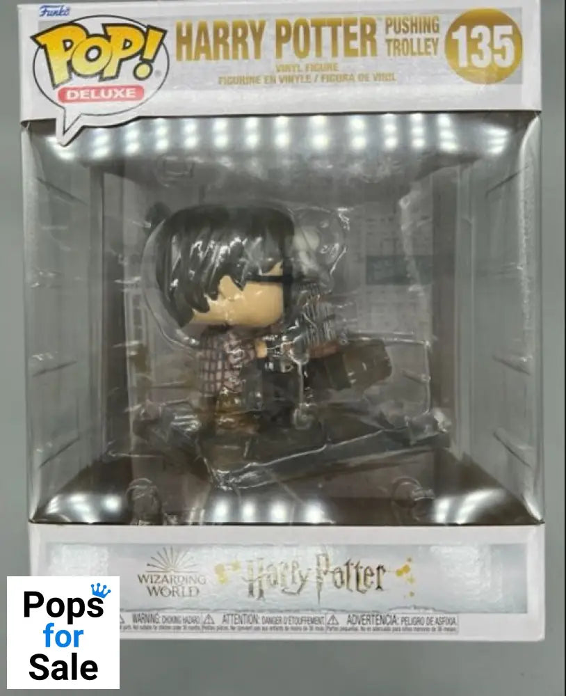 135 Harry Potter (Pushing Trolley) Deluxe - Harry Potter Funko POP