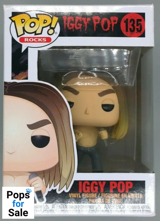 #135 Iggy Pop - Box Damaged Funko POP - PopsforSale.co.uk