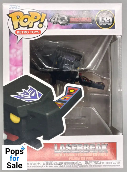 135 Laserbeak - Transformers: More Than Meets The Eye Funko POP - Brand New