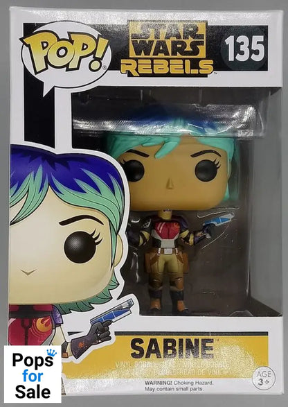 135 Sabine - Star Wars Rebels - Box Damaged Funko POP