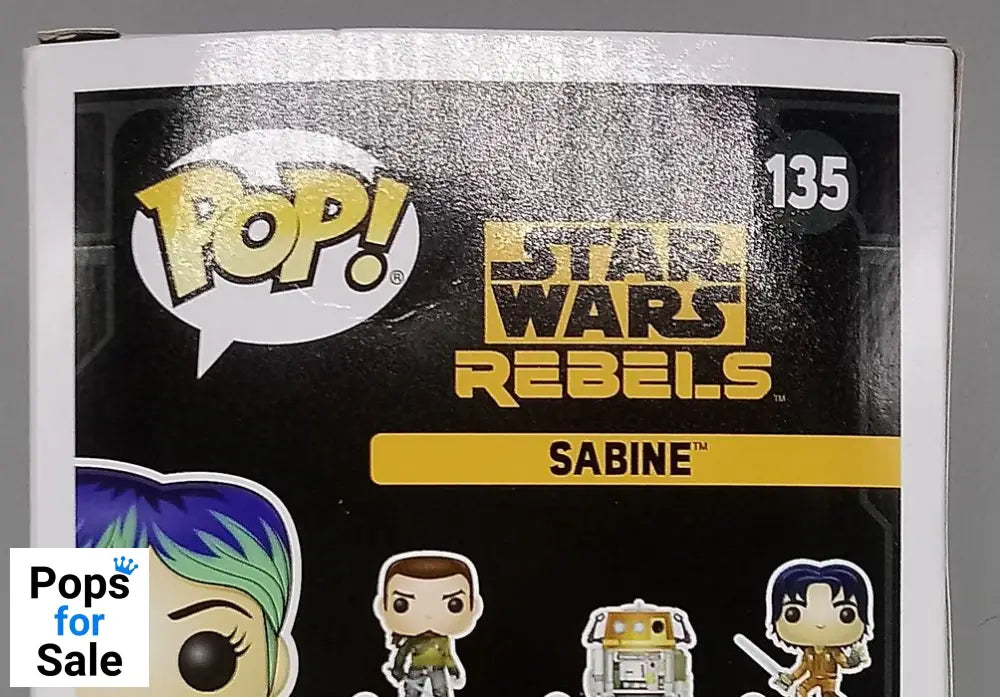 135 Sabine - Star Wars Rebels - Box Damaged Funko POP