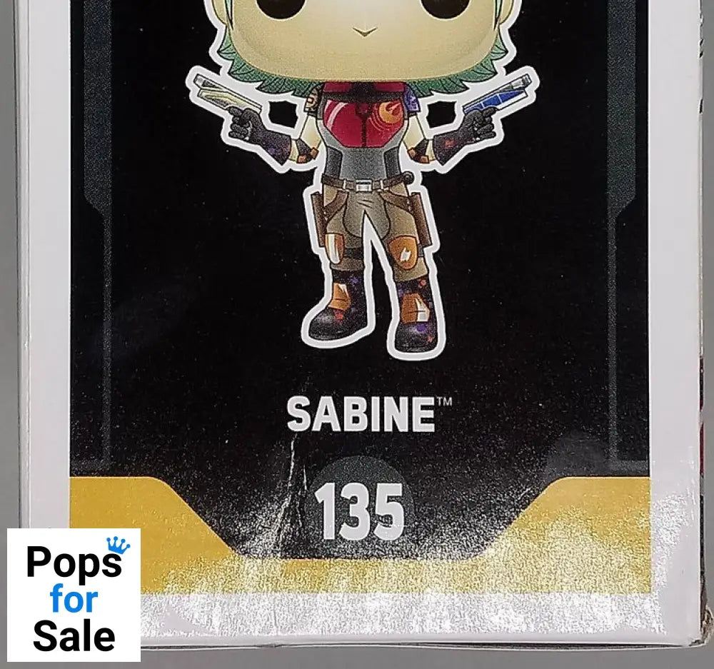 135 Sabine - Star Wars Rebels - Box Damaged Funko POP