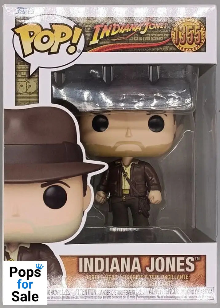 #1355 Indiana Jones (w/ Jacket) - Disney Funko POP - PopsforSale.co.uk