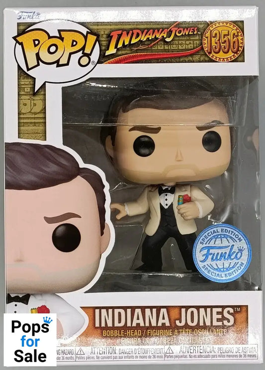 #1356 Indiana Jones (White Suit) Disney Funko POP - PopsforSale.co.uk