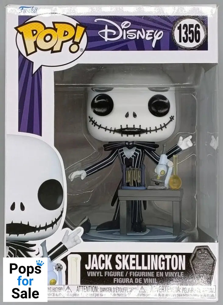 #1356 Jack Skellington - Disney the Nightmare Before Christmas - Box Damaged Funko POP