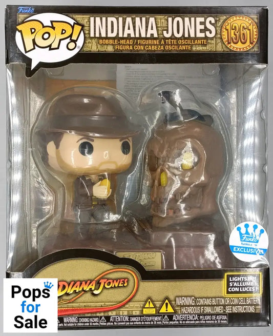 1361 Indiana Jones (Lights & Sound) Deluxe Disney - Box Damaged Funko POP