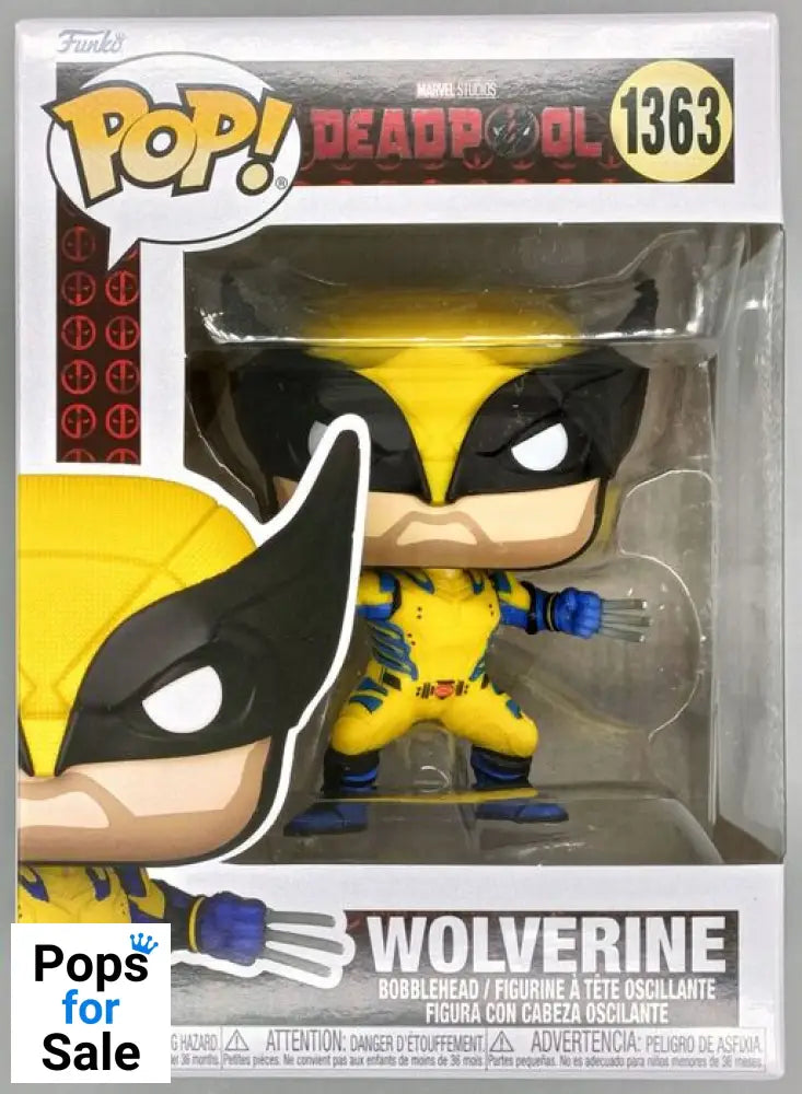 1363 Wolverine - Marvel Deadpool & Wolverine Funko POP - Brand New