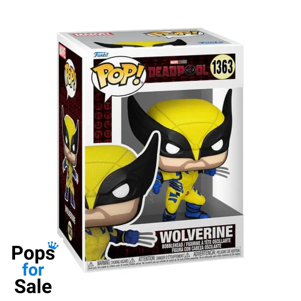 #1363 Wolverine - Marvel Deadpool & Wolverine Funko POP Preorder - PopsforSale.co.uk