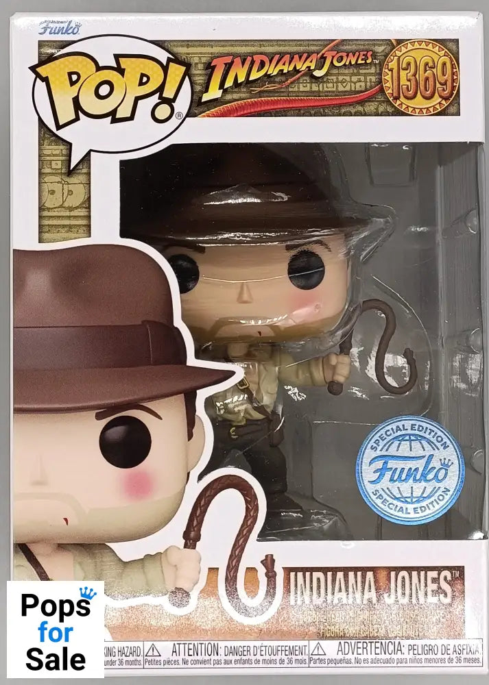 #1369 Indiana Jones (w/ Sword & Whip) Disney Funko POP