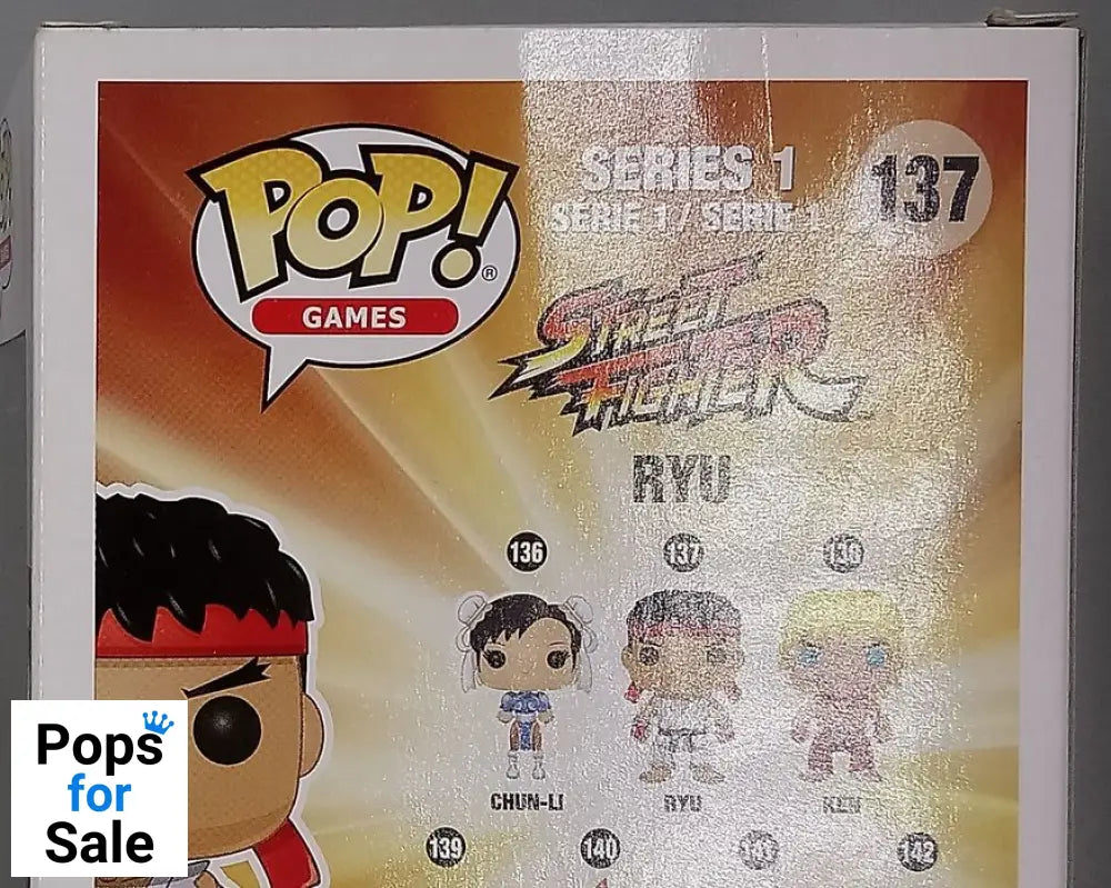 137 Ryu - Street Fighter - Funko POP - Box Damaged