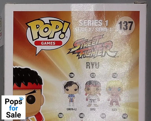 137 Ryu - Street Fighter - Funko POP - Box Damaged