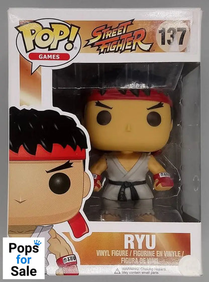 137 Ryu - Street Fighter - Funko POP - Box Damaged