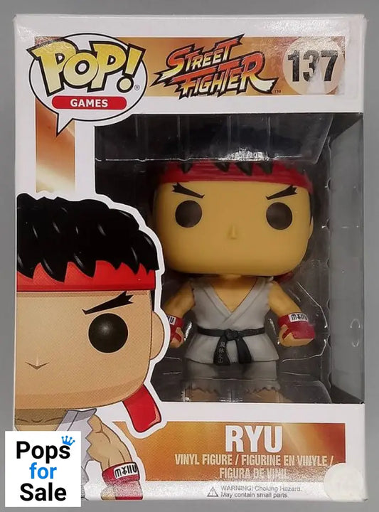 137 Ryu - Street Fighter - Funko POP - Box Damaged