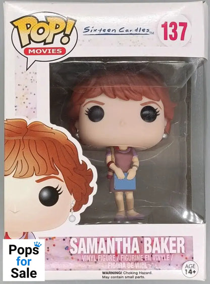 #137 Samantha Baker - Sixteen Candles - Box Damaged Funko POP - PopsforSale.co.uk