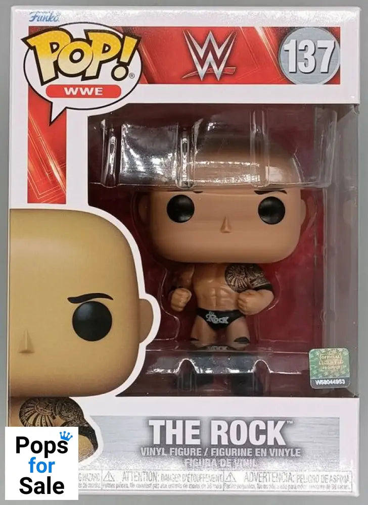 137 The Rock - WWE Funko POP - Brand New