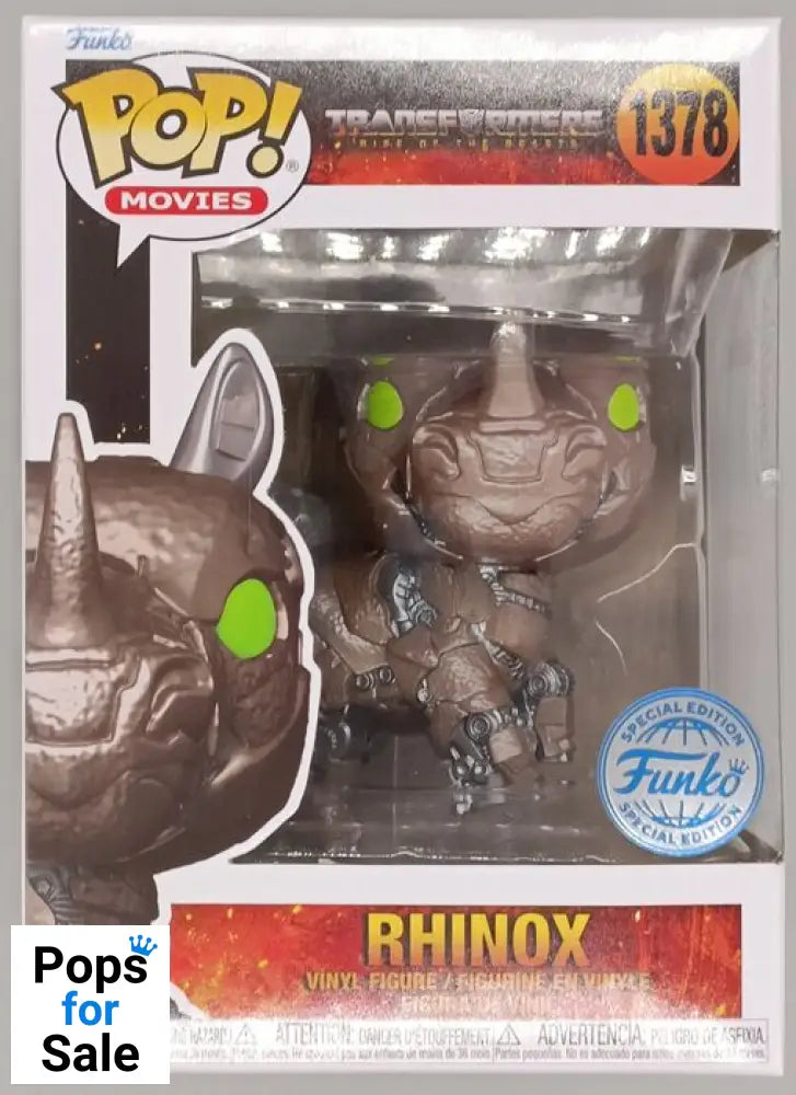 #1378 Rhinox - Transformers Rise of the Beasts Funko POP - PopsforSale.co.uk