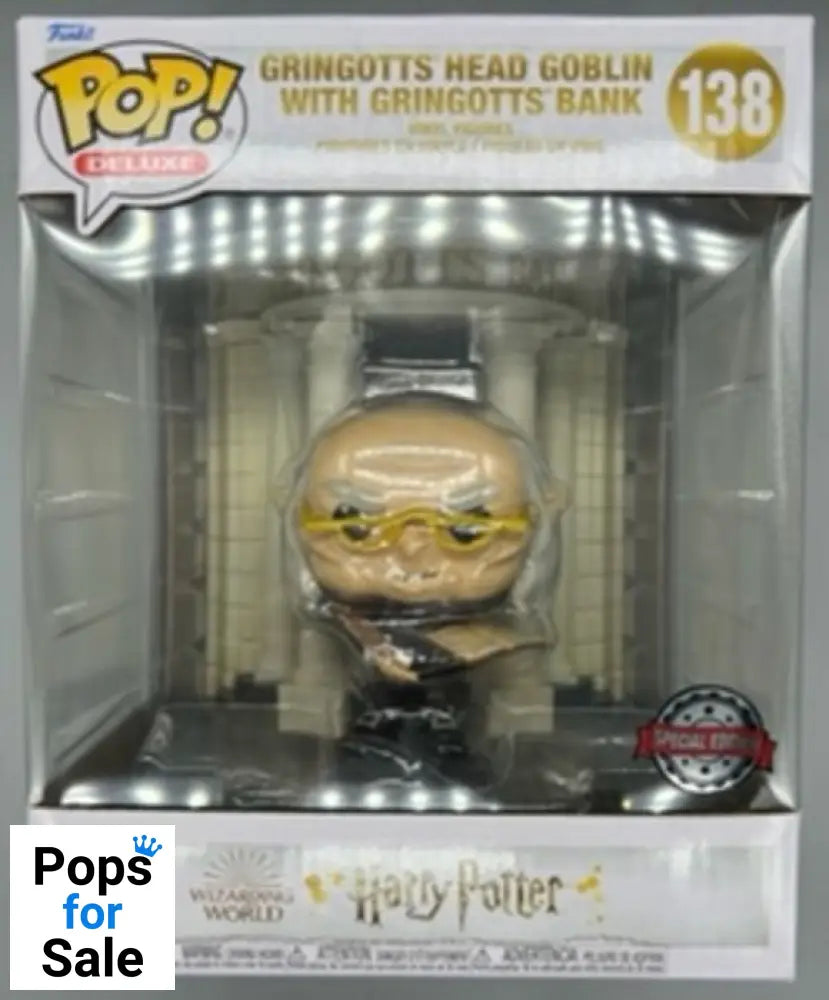 138 Gringotts Head Goblin (Gringotts) Deluxe - Harry Potter Funko POP