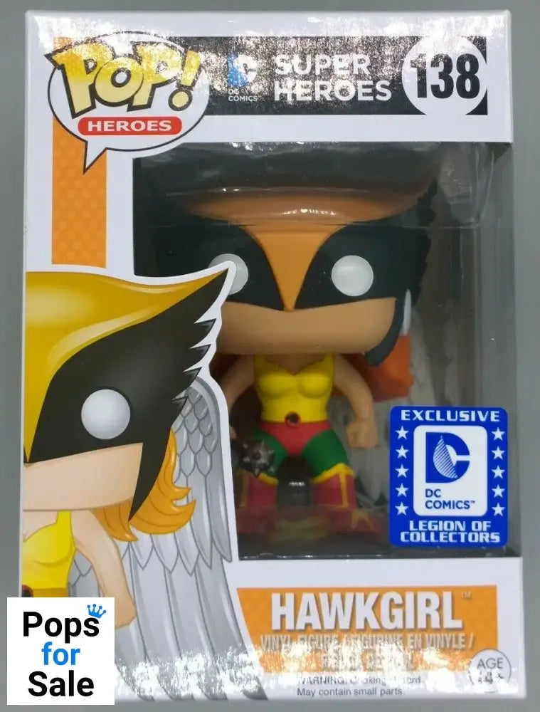 138 Hawkgirl - DC Comics Legion of Collectors Exclusive Funko POP