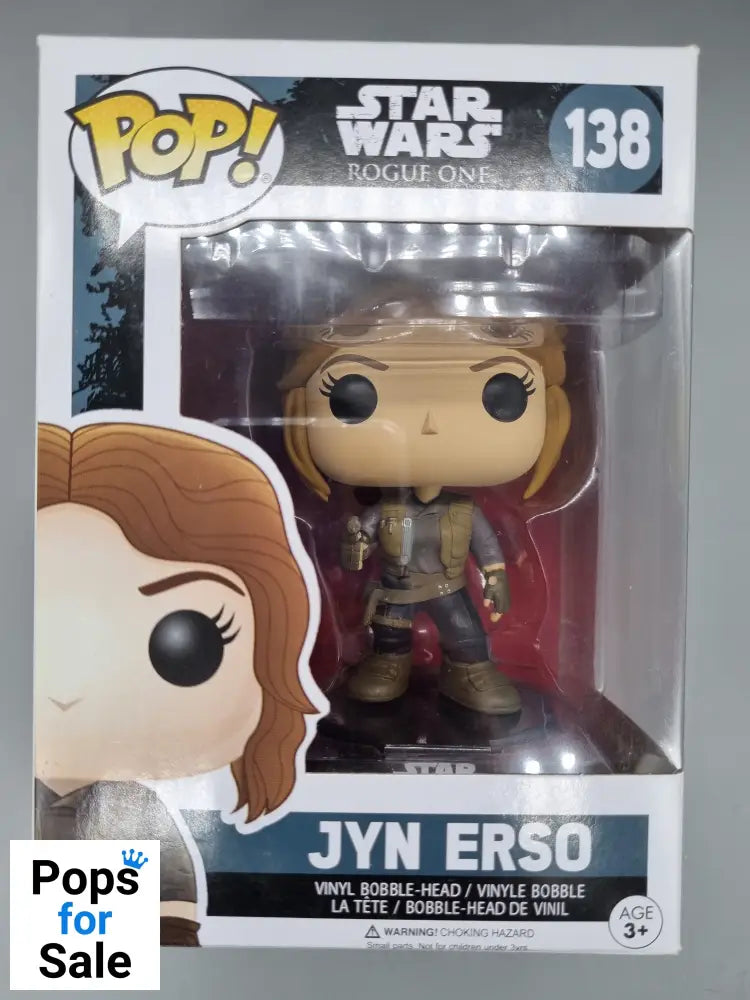 138 Jyn Erso - Star Wars - Rogue One Funko POP - Brand New