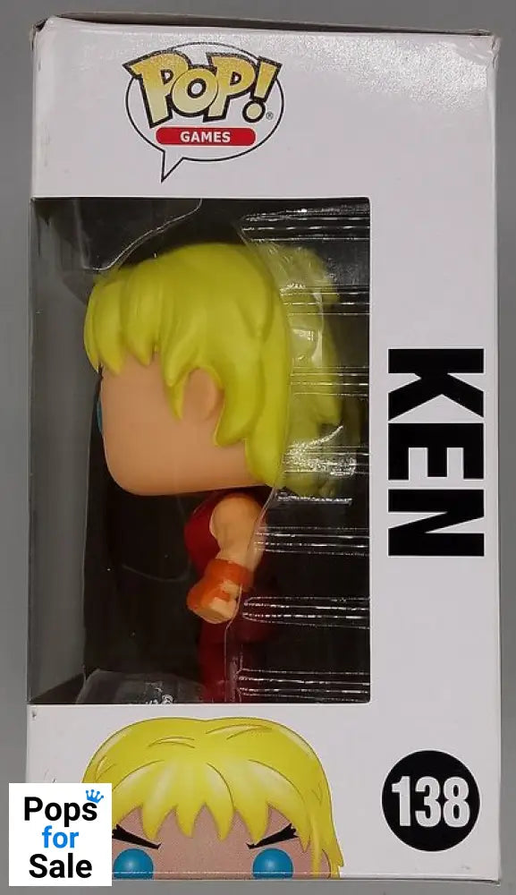 138 Ken - Street Fighter - Funko POP - Box Damaged