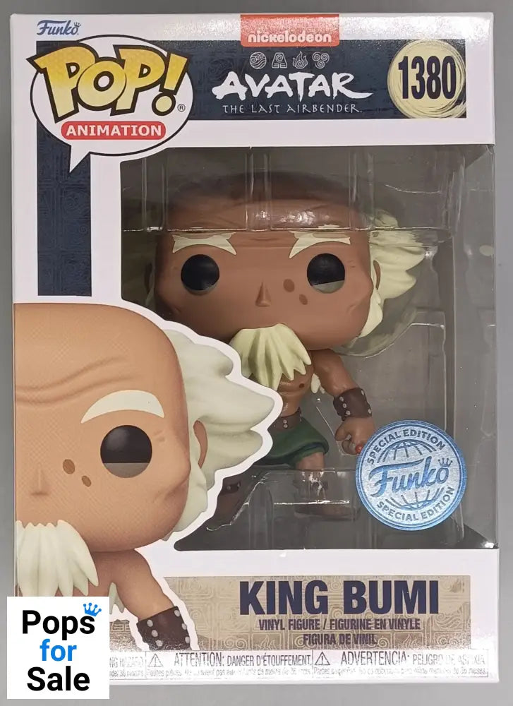 1380 King Bumi - Avatar The Last Airbender Funko POP - Brand New