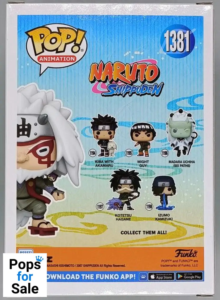 #1381 Jiraiya (Sage Mode) - Naruto Shippuden Funko POP - PopsforSale.co.uk