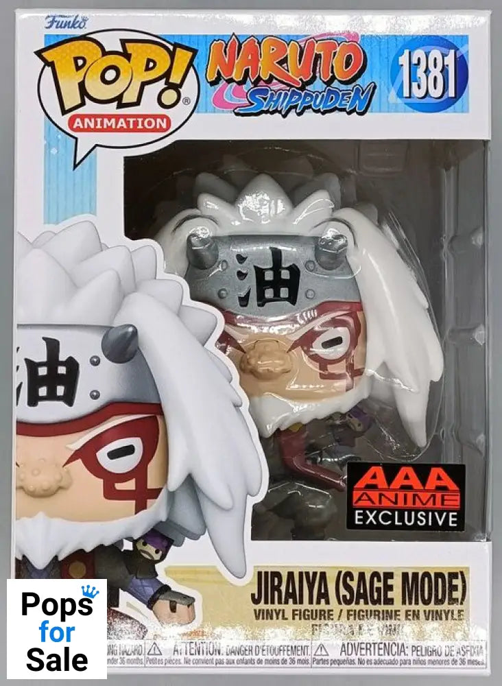 #1381 Jiraiya (Sage Mode) - Naruto Shippuden Funko POP - PopsforSale.co.uk