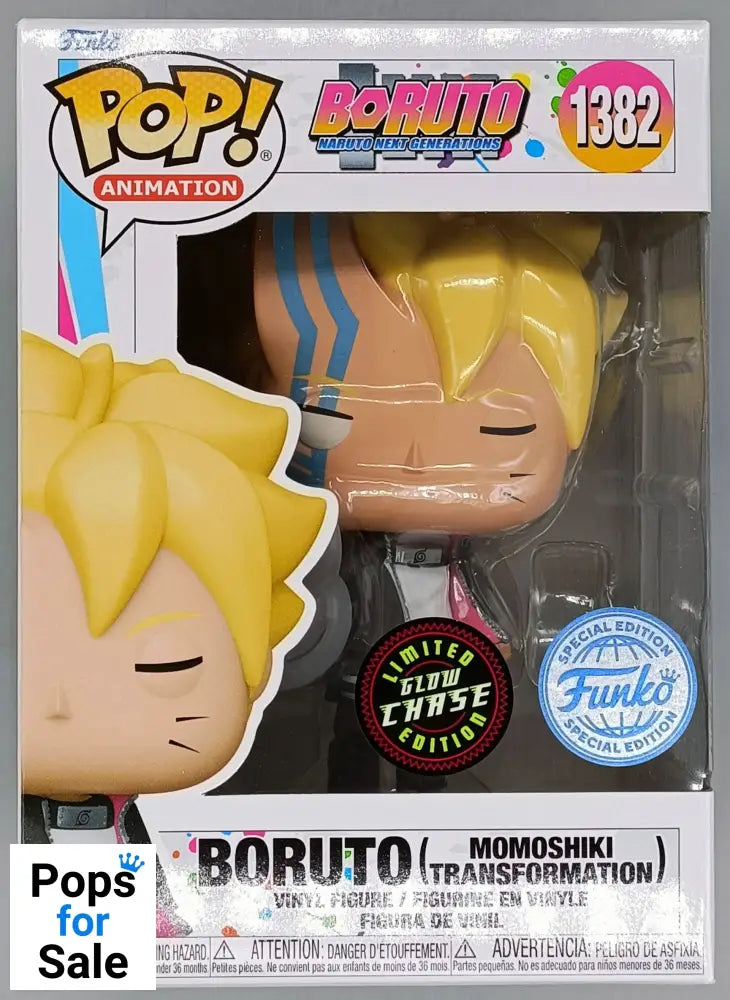 1382 Boruto (Momoshiki Transformation) - Glow Chase Boruto Naruto Next Generations Funko POP - Brand New