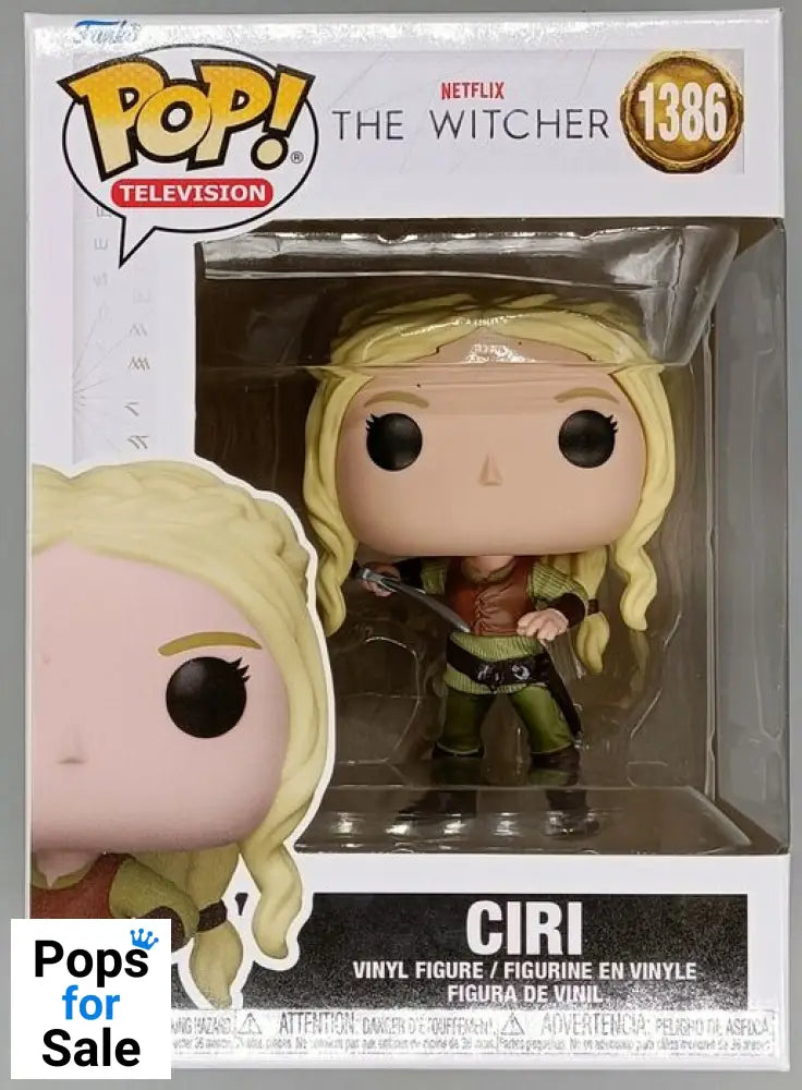 1386 Ciri (Training) - The Witcher - Brand New Funko POP