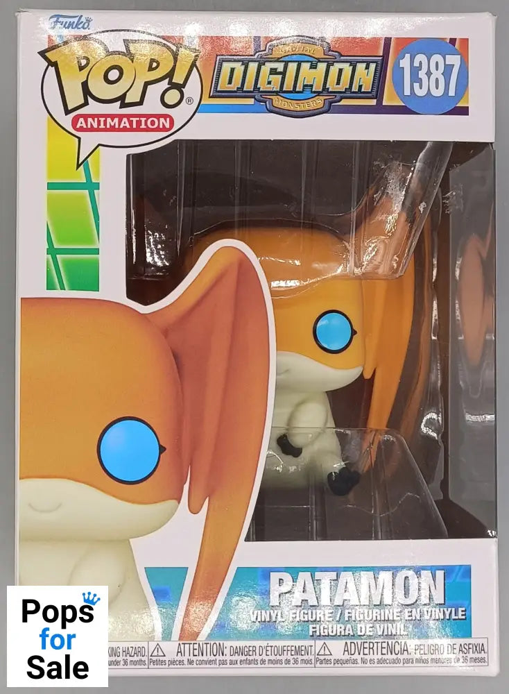 1387 Patamon - Digimon - Funko POP - Box Damaged
