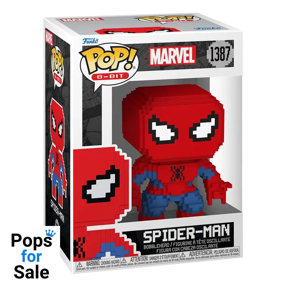 1387 Spider-Man - Marvel 8-Bit Funko Pop Preorder