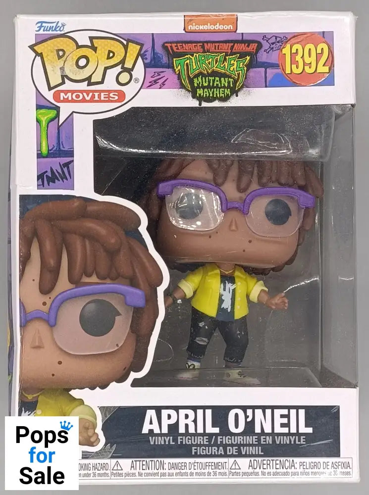 1392 April O'Neil - Teenage Mutant Ninja Turtles TMNT Funko POP - Box Damaged
