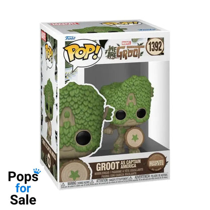 1392 Groot as Captain America - Marvel We Are Groot Funko POP - Brand New - ON DEMAND