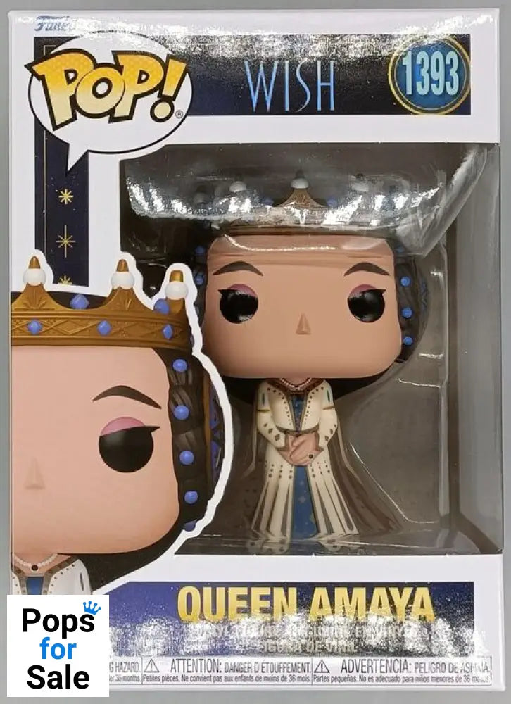 1393 Queen Amaya - Disney Wish Funko POP - Brand New