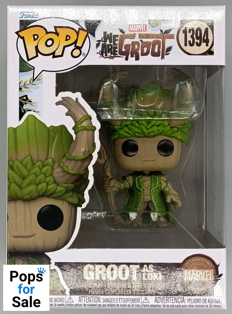 1394 Groot as Loki - Marvel We Are Groot New Funko POP