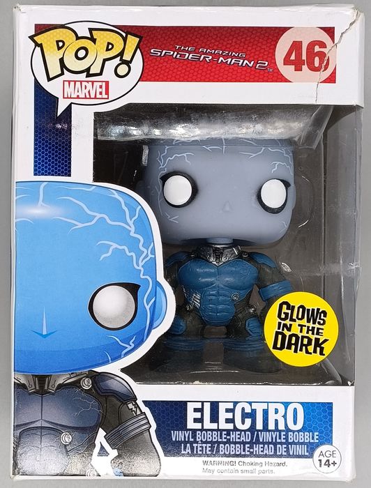 #46 Electro - Glow - Marvel Amazing Spider-Man 2 Box Damaged Funko POP