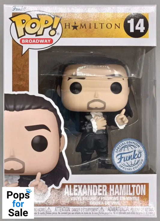#14 Alexander Hamilton (Finale) Hamilton Broadway - Brand New Funko POP in Protector