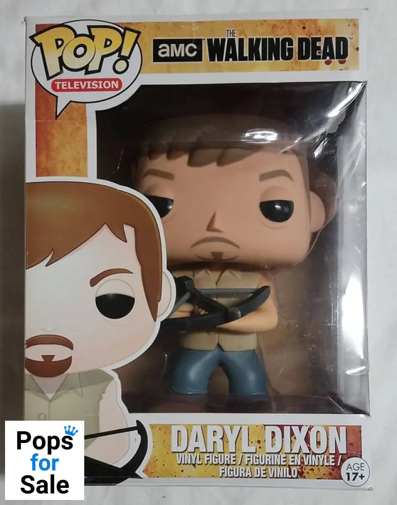 #14 Daryl Dixon - 9 Inch - The Walking Dead - Box Damaged Funko POP