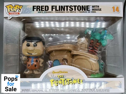 14 Fred Flintstone (with House) Town - Flintstones Funko POP - Box Damaged