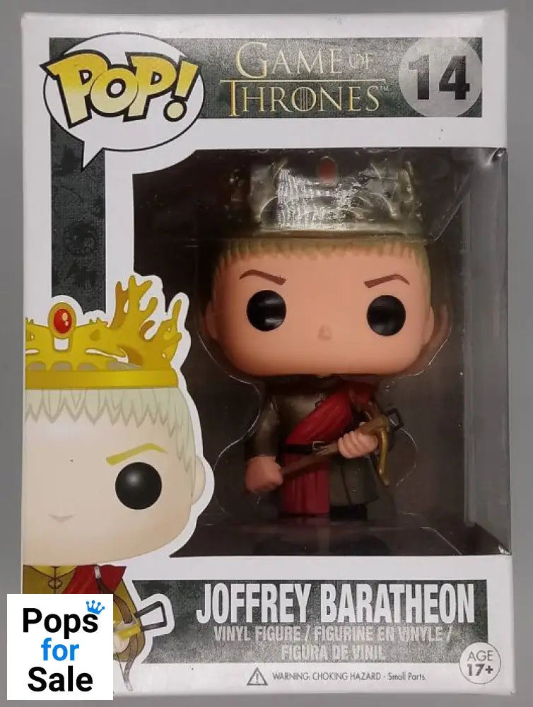 #14 Joffrey Baratheon - Game of Thrones - Box Damaged Funko POP - PopsforSale.co.uk