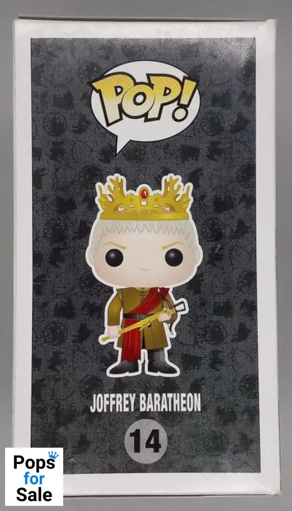 #14 Joffrey Baratheon - Game of Thrones - Box Damaged Funko POP