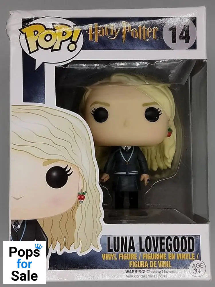 14 Luna Lovegood - Harry Potter - Box Damaged Funko POP