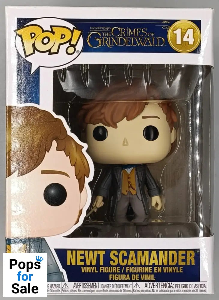 #14 Newt Scamander - Fantastic Beasts - Box Damaged Funko POP - PopsforSale.co.uk